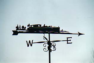 Thames Day Boat weather vane
